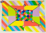 Walter Battiss, Marabaraba, 1974, colour screenprint on paper
