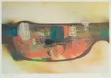 Larry Scully, Abstract Landscape, 1975, colour photolithograph on paper