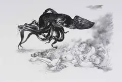 Diane Victor, The Awakening, lithograph on paper