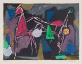 Marino Marini, Untitled (Horse), from the From Colour to Form series, 1969, colour lithograph on paper