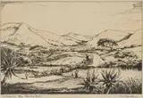 Walter Battiss, Crossing the Elands River, photolithograph on paper
