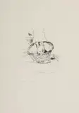 Andrew Verster, Schermuly's Pears, from Pages series, 1985, etching on Fabriano 220gsm paper