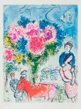 Marc Chagall, Personnages Fantastiques (Fantastical Characters), colour photolithograph on paper