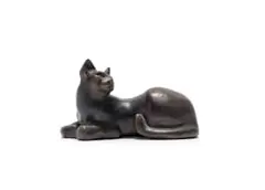Maureen Quin, Max-Cat, 1996, bronze with a brown patina