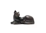 Maureen Quin, Max-Cat, 1996, bronze with a brown patina