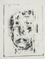 Robert Hodgins, Head, 1973, cliché-verre