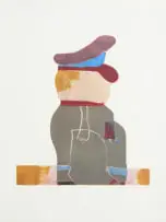 Robert Hodgins, Sergeant Major, 2006, colour lithograph on paper