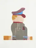 Robert Hodgins, Sergeant Major, 2006, colour lithograph on paper