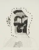 Robert Hodgins, Vince, from Three Pauls and a Vince - A Suite of Four Etchings, 1987, etching and aquatint on paper