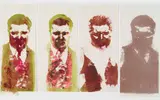 Robert Hodgins, Pretty Boy Floyd, 1980, colour screenprint on paper