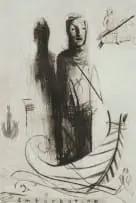 Embarkation by Deborah Bell, 2004, etching on paper, sold Feb 2026