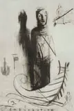 Deborah Bell, Embarkation, 2004, etching on paper
