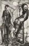 Cyprian Shilakoe, Silence, 1968, etching on paper