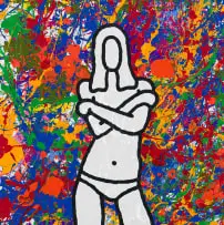 Richard Scott, Orgasmic Ana, 2025, acrylic on canvas