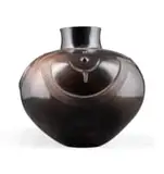 Clive Sithole, Uphiso with relief and incised bull motif, pit-fired earthenware with burnished patina