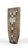 Rodney Blumenfeld, Totem, 2002, earthenware with glazes and oxides