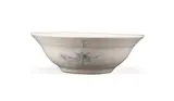 Esias Bosch, Porcelain bowl with blue flowers, glazed porcelain