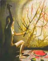 Matthew Hindley, This Is How, 2013, oil on canvas