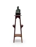 Ella Cronjé, Shadow (Geppetto), 2017, bronze with a green patina, on a granite base