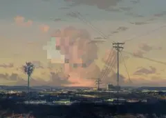 Mj Lourens, End of Autumn, 2024, acrylic on board