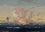 Mj Lourens, End of Autumn, 2024, acrylic on board