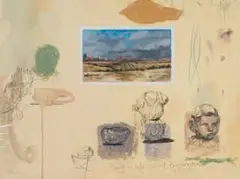Jaco Benade, Beauty is under Constant Transformation, 2008, mixed media on canvas sheet