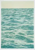 Jake Aikman, Coasting, 2021, colour woodcut on Hahnemühle bamboo paper