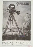 William Kentridge, 9 Films, Drawings for Projection, Poster, lithograph on paper