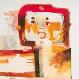 Maja Maljevic, Abstract Figure, oil on canvas