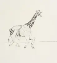 Tarantananrantan by Norman Catherine, 1974, felt tip pen on paper, sold Mar 2026