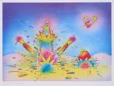 Norman Catherine, Cross Pollination, offset lithograph on paper