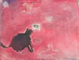 Wendy Anziska, Cats in a Pink Landscape