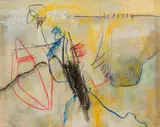Fred Schimmel, Abstract Composition, 2005, oil on board