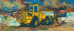 Willie Bester, Group Removals, 1991, collage, found objects and acrylic on board