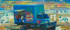 Willie Bester, Don't Vote, 1991, collage, found objects and acrylic on board