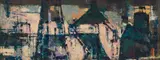 Taffy (Matthew) Whippman, Abstract in Blue and Pink, 1960, oil on canvas laid down on board