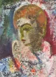Carl Büchner, Boy with Red Hair, oil on board