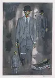 Rory Emmett, Untitled (Study II), 2019, acrylic and oil on paper