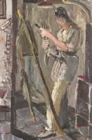 Cecil Higgs, Self Portrait, 1931, oil on canvas