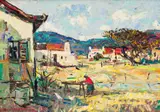 Don (Donald James) Madge, A Farmyard Scene