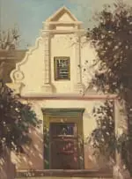 Lucy Mary Wiles, De Hoop, Stellenbosch, oil on board