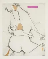 Horse and Rider by Marino Marini, etching on paper, offered Mar 2026