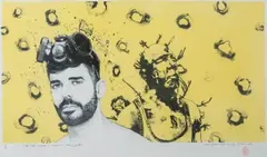 Christiaan Diedericks, The Silent Evolution- Cellular Memory III, 2014, lithograph on paper