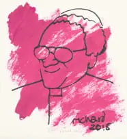 Richard Scott, Tutu, 2015, acrylic on paper