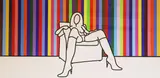 Richard Scott, Candy, 2018, screenprint on paper