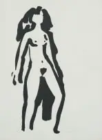 Ernst de Jong, Nude II, 1974, screenprint on paper
