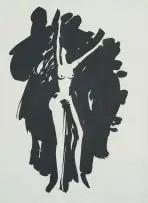 Ernst de Jong, Nude I, lithograph on paper
