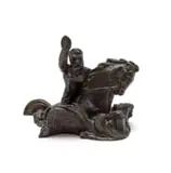 Ivan Graham Mitford-Barberton, Wolraad Woltemade, bronze with a dark brown patina