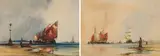 Venice; Pellestrina, Venice, two by Frank Henry Mason, watercolour on paper laid down on board, offered Mar 2026