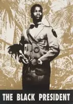 Kudzanai Chiurai, The Black President, 2009, colour screenprint on paper